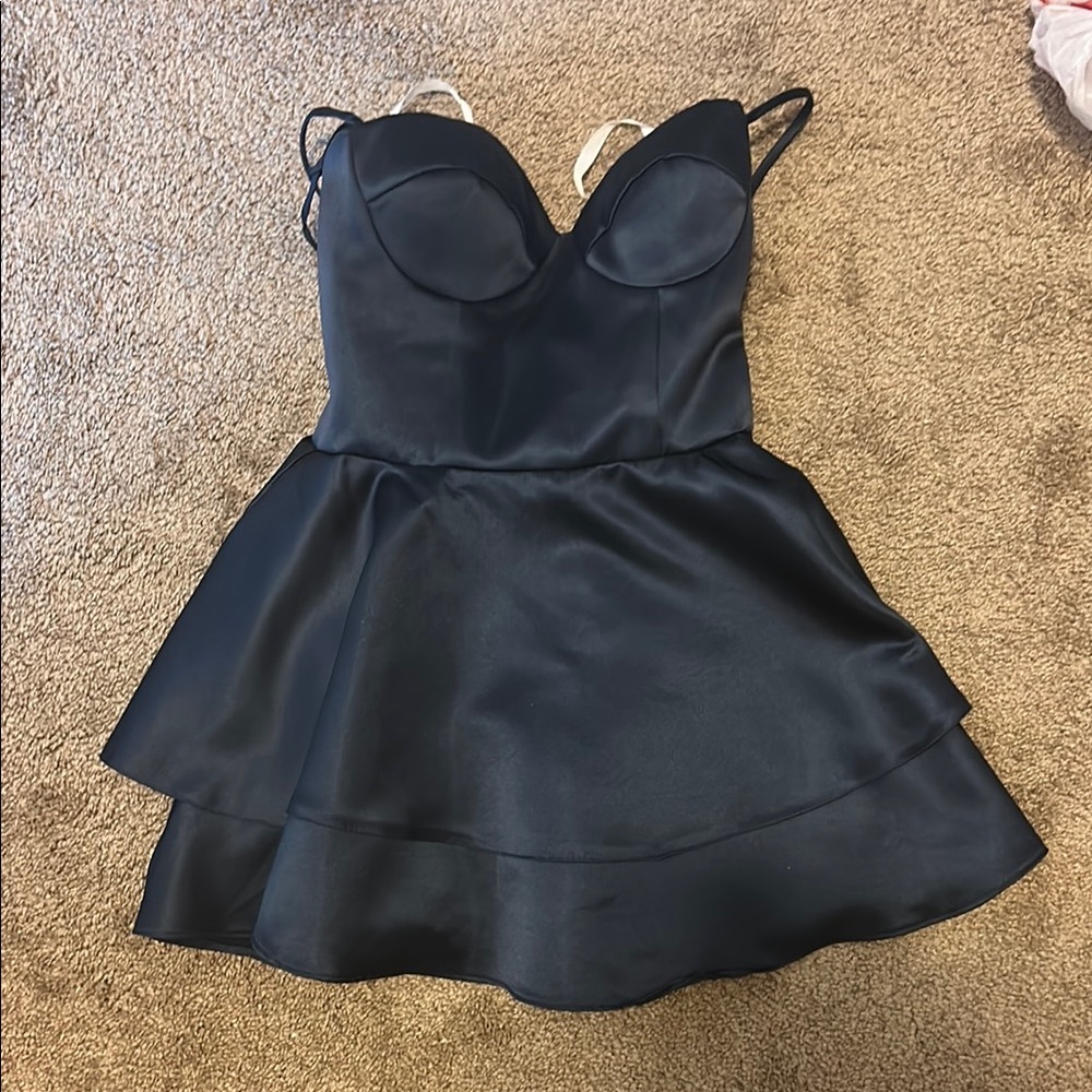 Navy blue homecoming dress